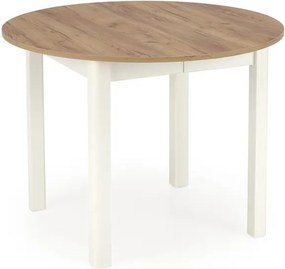 Rozkladací jedálenský stôl 102-142 cm Ralllon (dub craft + biela) (pre 4 6 osôb). Vlastná spoľahlivá doprava až k Vám domov. 1049298