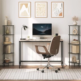 Rohový regál Vasagle Ebbi 30 cm černý