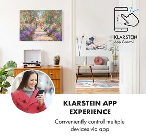Klarstein Wonderwall Air Art Smart, infračervený ohrievač, 80 x 60 cm, 500 W, záhradná cesta
