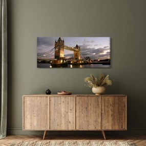 Obrázok - Tower Bridge v noci (120x50 cm)
