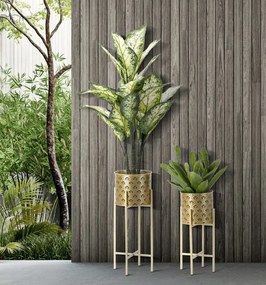 Sada 2 ks stojanů na květiny Golvy B zlatá