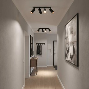 Toolight Toolight, stropné reflektorové svietidlo 4xGU10 60W APP940-4C, čierna, OSW-03858