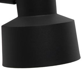 Retro nástenná lampa čierna - Chappie