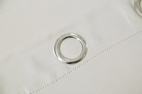 Bielo-krémový záves OXFORD 140x250 cm Zavesenie: Kovové krúžky