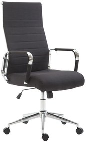 Design-Shop Kancelárska stolička Kolumbus - látka - Čierna