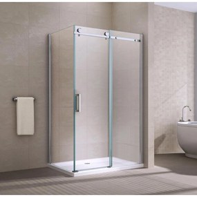 Belver Duo Sprchový kút 80x120, 90x120 195cm, 6mm