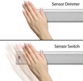 LED  Stmievateľné podlinkové svietidlo so senzorom LED/5W/12/230V