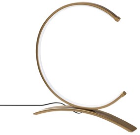 Stolná lampa Mesiac s LED osvetlením zlatá