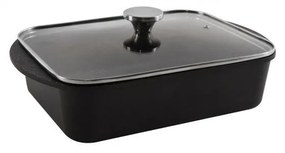 Pekáč z nepriľnavého hliníka so skleneným vekom Orion Grande, 35 x 22,5 cm