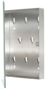 Rottner Skrinka na kľúče KEY GLASS, na 8 kľúčov, biela