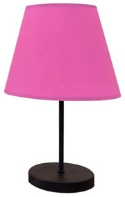 Stolná lampa 1xE27/60W/230V ružová/čierna