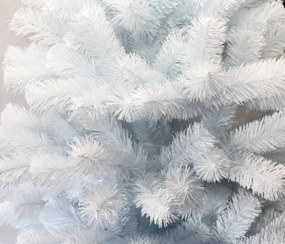 Krásna vianočná jedľa v bielej farbe 150 cm
