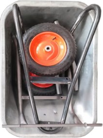 Garden Line KOLESOVY FURIK – OBJEM 120 L – ČERVENÁ