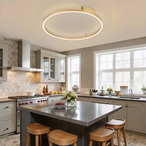 Brilagi - stmievateľné LED svietidlo PORTOFINO LED/60W/230V pr. 80 cm zlaté + DO