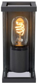 Lucide 27885/01/30 - Vonkajšie nástenné svietidlo CLAIRE 1xE27/15W/230V IP54 čierna