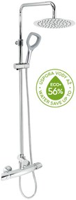 Novaservis Metalia ECO+, sprchová súprava ECO+sprch.termostatická batéria 57963, chrómová, SETECO/TER,0