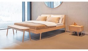 Biela/v prírodnej farbe lavica Klupa - Gazzda