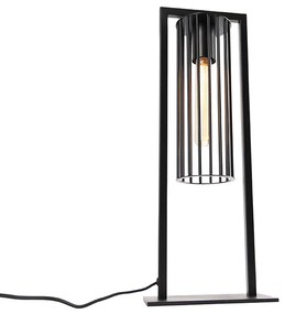 Moderná stolná lampa čierna - Balenco Wazo