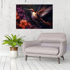 Obraz - Kolibrík (90x60 cm)