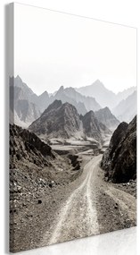 Artgeist Obraz - Trail Through the Mountains (1 Part) Vertical Veľkosť: 20x30, Verzia: Na talianskom plátne