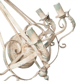 Biela patina nástenné svietidlo 71*54