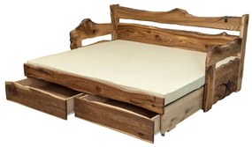 Brestová manželská posteľ ALMA Rozmer: 80x200cm