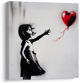Obraz srdce vo vetre street art