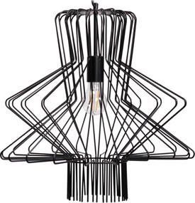 Toolight Toolight, stropné svietidlo 1xE27 APP1458-1CP, čierna, OSW-02418