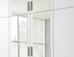 Šatníková skriňa Hildesheim, 271 cm, dub sonoma/biela