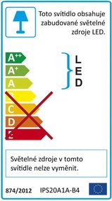 LED úsporný reflektor AVENBERG SENZOR s PIR pohybovým čidlom 20W