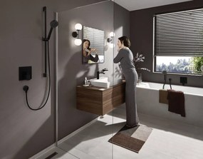 Hansgrohe Vivenis, vaňová batéria pod omietku, 2 výstupy, čierna matná, HAN-75415670