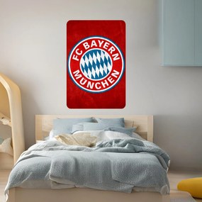 60x90cm FC Bayern Mníchov - textilná nálepka na stenu