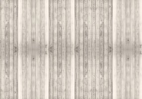 Fototapeta - Drevená dosková stena, šedá (147x102 cm)