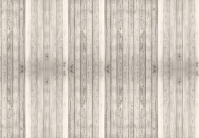 Fototapeta - Drevená dosková stena, šedá (147x102 cm)