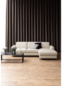 Čierny konferenčný stolík so sklenenou doskou 60x120 cm Strington – Actona