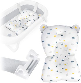 Detský vankúš do vane Ricokids biely a modrý