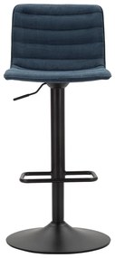 Barová stolička s nastaviteľnou výškou v petrolejovo-čiernej farbe (výška sedadla 61 cm) Malia – Mauro Ferretti