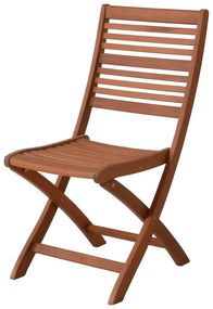 Drevené záhradné stoličky v prírodnej farbe v sade 2 ks Savannah – Garden Pleasure