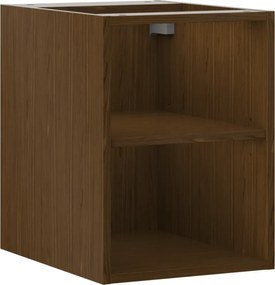 Mexen Box-A, otvorená skrinka s policou 35 cm, orech, 91AX2-0350-470-0-86