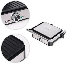 Elektrický kontaktný gril s nepriľnavými doskami - 2000 W