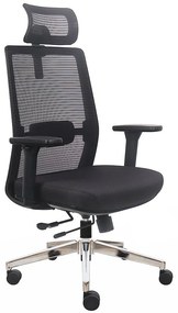 Otočné kreslo Prospero čierna