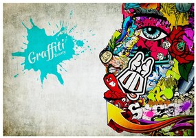 Artgeist Fototapeta - Graffiti beauty Veľkosť: 98x70, Verzia: Samolepiaca