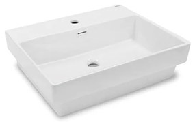 Bathco 0062 - Zapustené umývadlo FUNCHAL 55 x 45 cm porcelán/biela