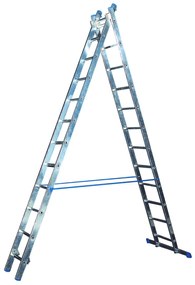 Elkop Hliníkový rebrík Multi 2x1,9m -7 priečok