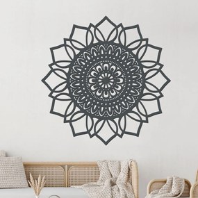 drevo zivota Drevená mandala na stenu ŠŤASTIA Farebný vzor: Antracitová, Priemer: 60