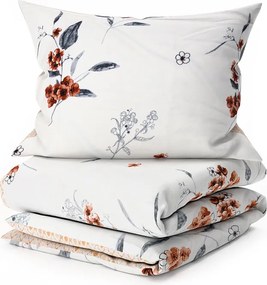 Obojstranné obliečky DUO SENSE SOFIRA krémové + obliečka na vankúšik 40x50 cm ZDARMA Rozmer obliečky: 70 x 90 cm | 140 x 200 cm