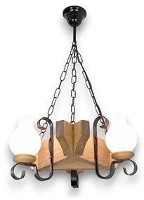 Brilagi - Luster na reťazi QUEEN 3xE14/40W/230V buk