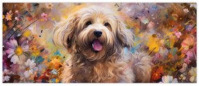 Obraz - Šťastný pes II. (120x50 cm)