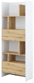 Regál Bed-Concept BC-22, Farby: biela / dub artisan