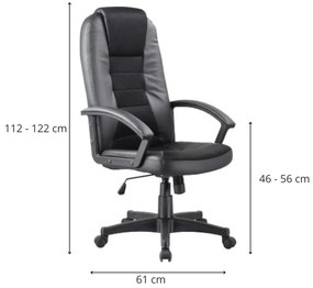 Kancelářská židle Nuro černá